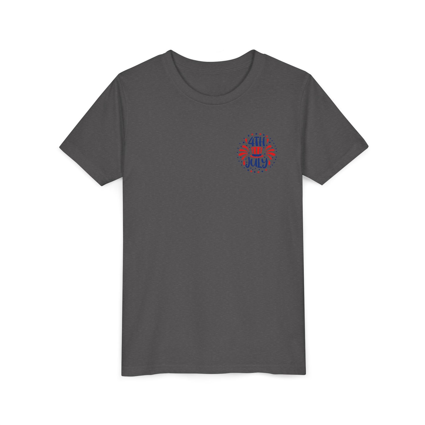 Youth Tee — Patriotic 4th of July Firework Rocket Tee (America)