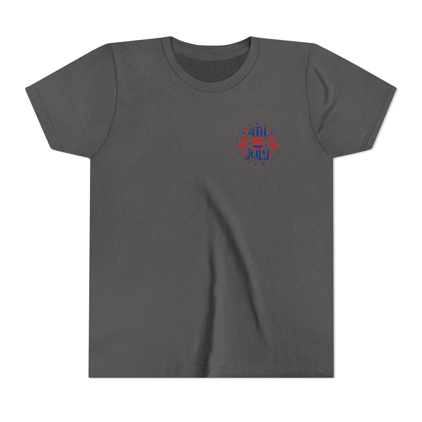 Youth Tee — Patriotic 4th of July Firework Rocket Tee (America)