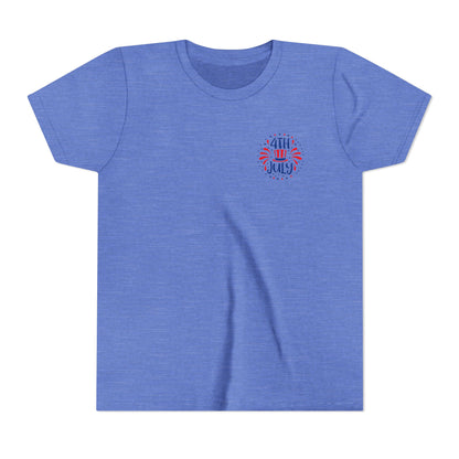 Youth Tee — Patriotic 4th of July Firework Rocket Tee (America)