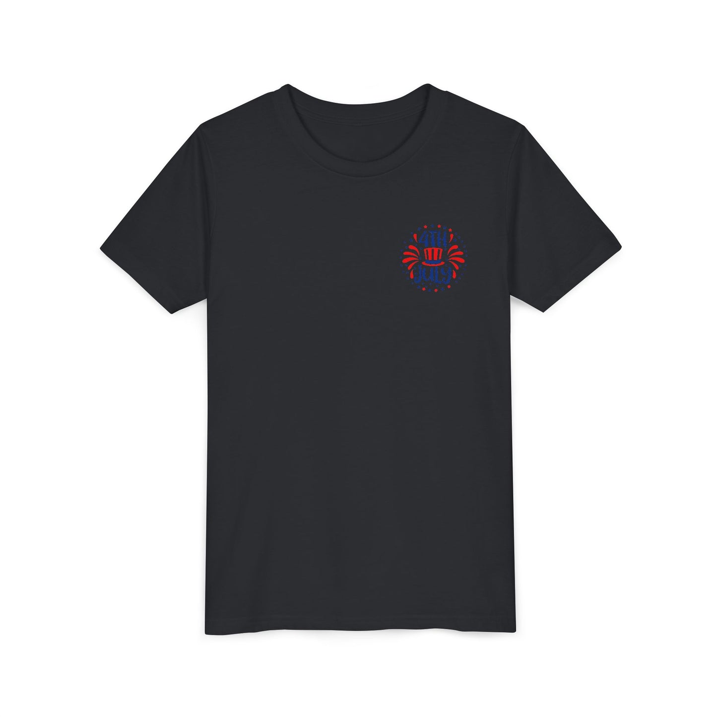 Youth Tee — Patriotic 4th of July Firework Rocket Tee (America)