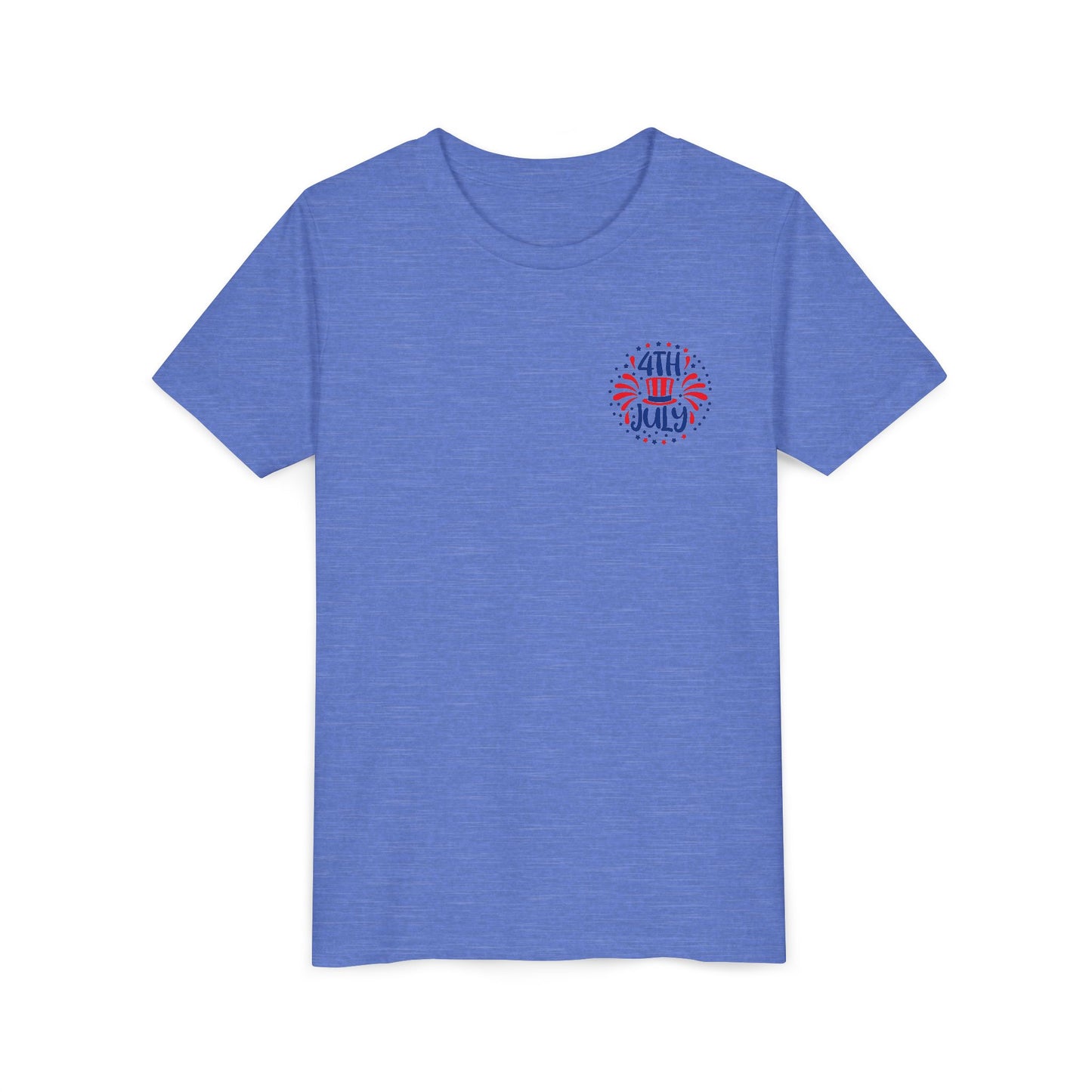 Youth Tee — Patriotic 4th of July Firework Rocket Tee (America)