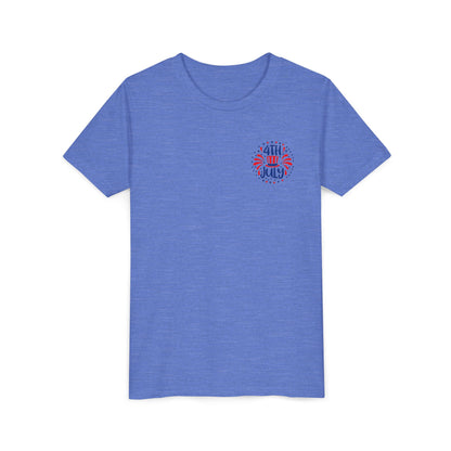 Youth Tee — Patriotic 4th of July Firework Rocket Tee (America)