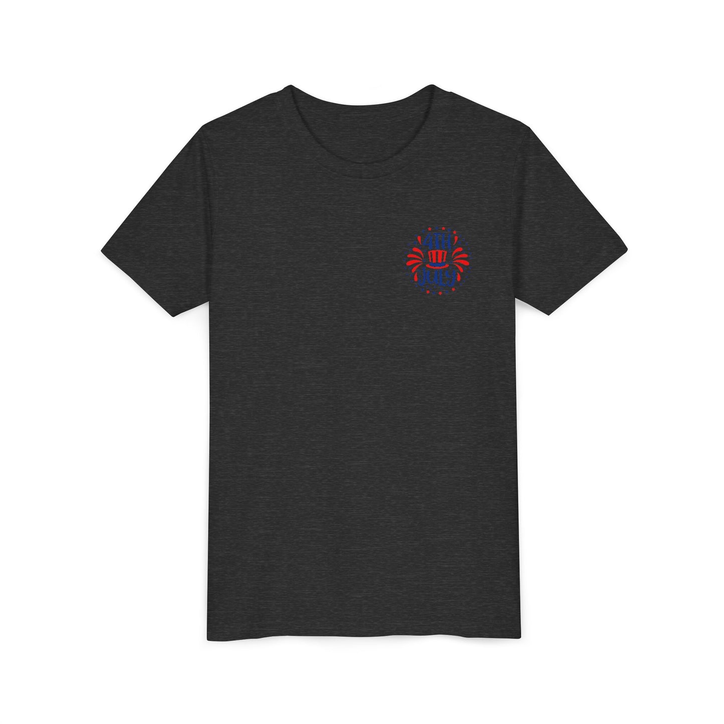Youth Tee — Patriotic 4th of July Firework Rocket Tee (America)