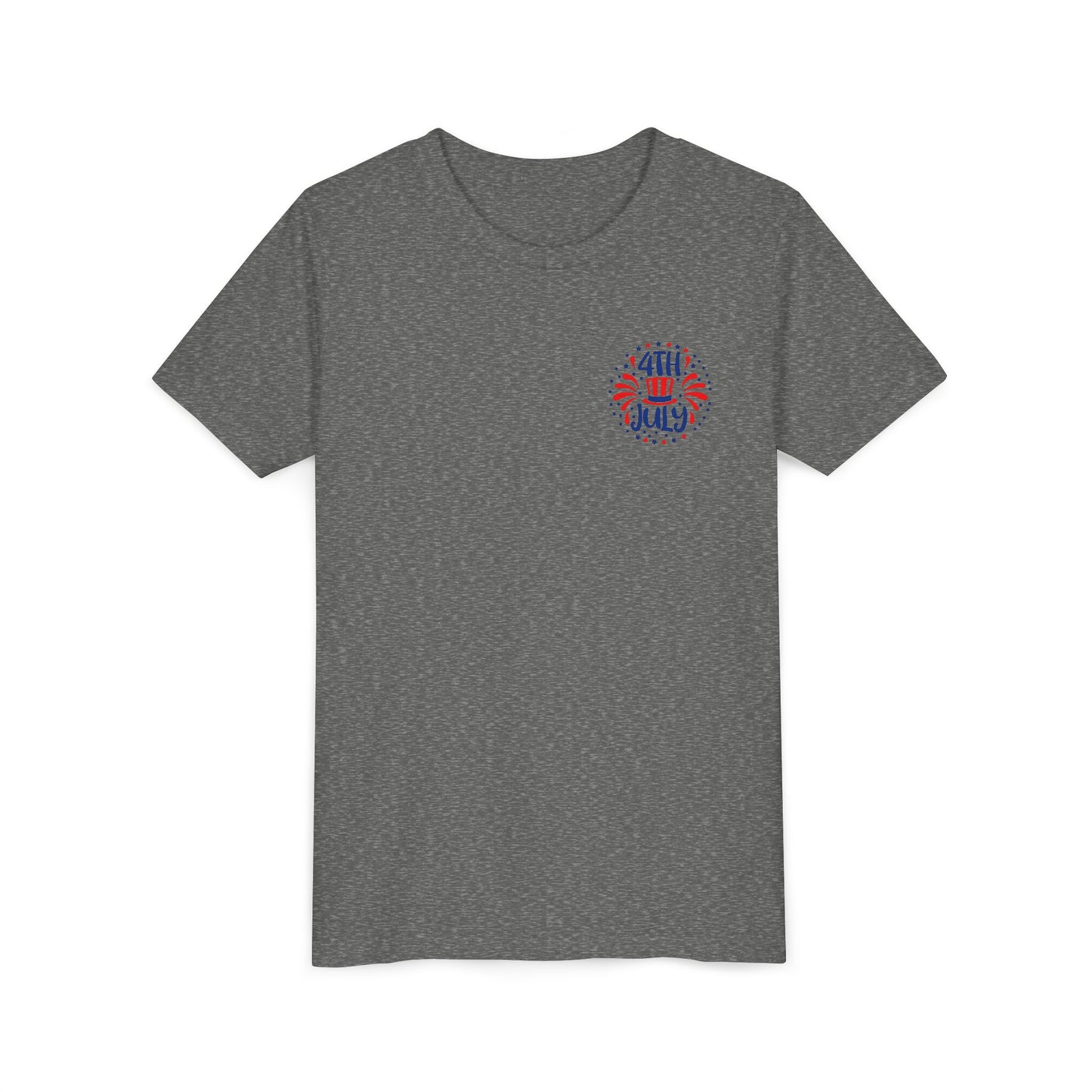 Youth Tee — Patriotic 4th of July Firework Rocket Tee (America)