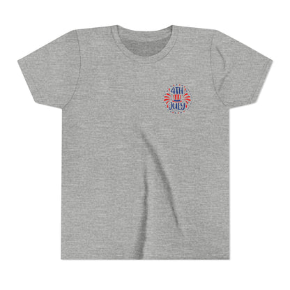 Youth Tee — Patriotic 4th of July Firework Rocket Tee (America)