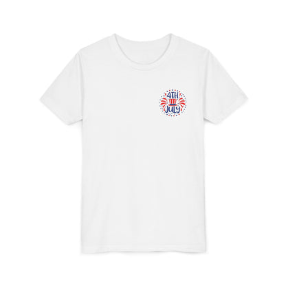 Youth Tee — Patriotic 4th of July Firework Rocket Tee (America)