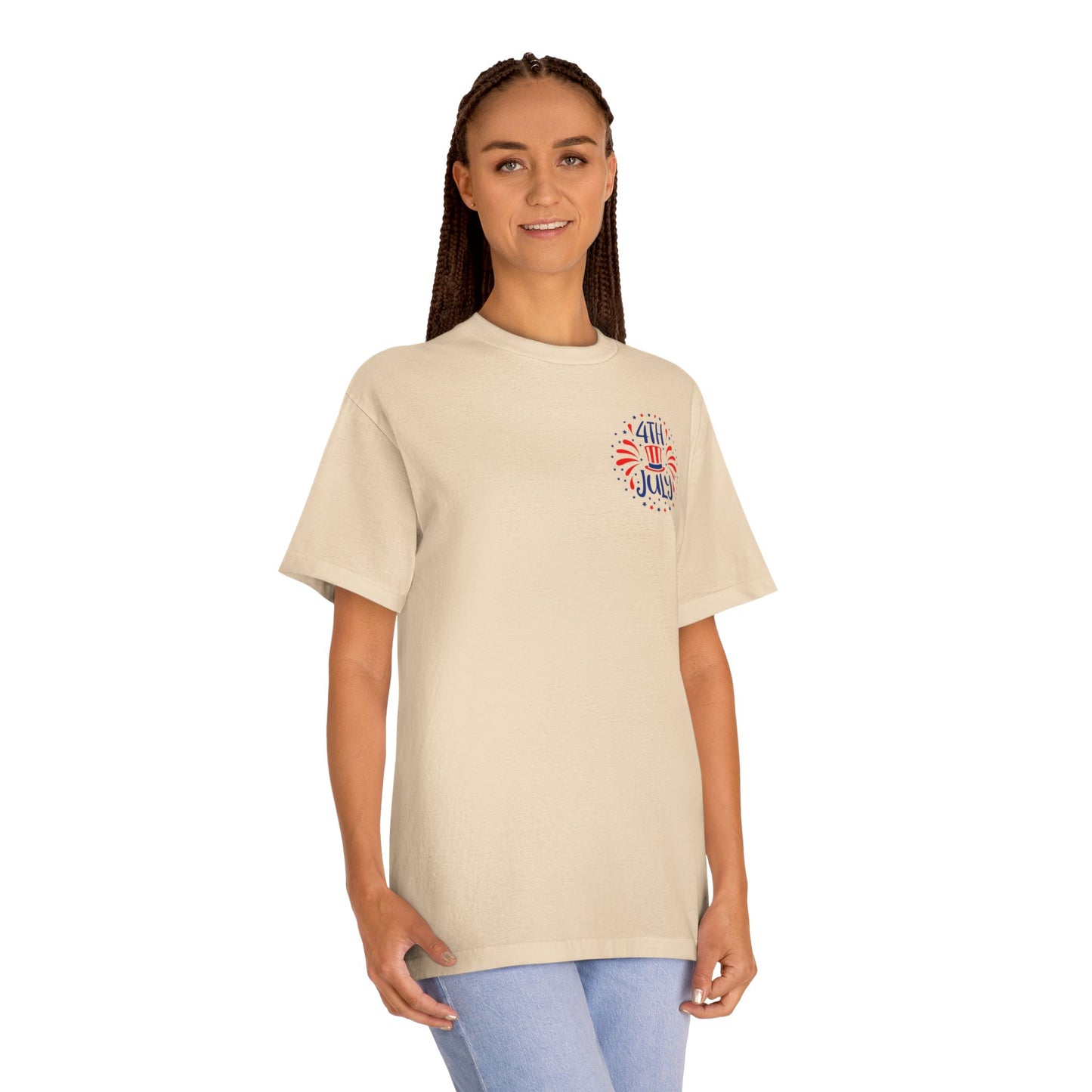 4th of July Firework Tee — "America" Patriotic T-Shirt