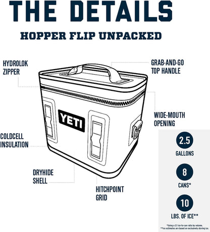 YETI Hopper Flip 8 Portable Soft Cooler