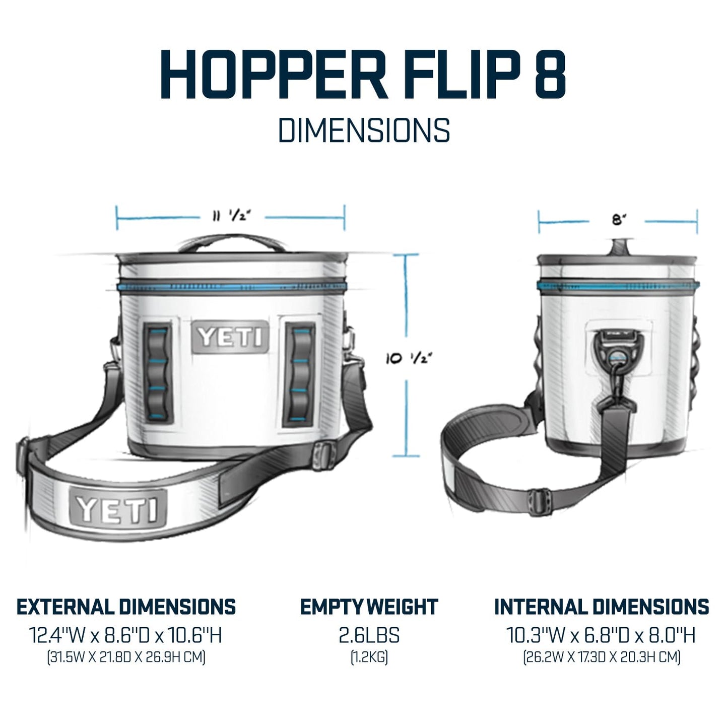YETI Hopper Flip 8 Portable Soft Cooler
