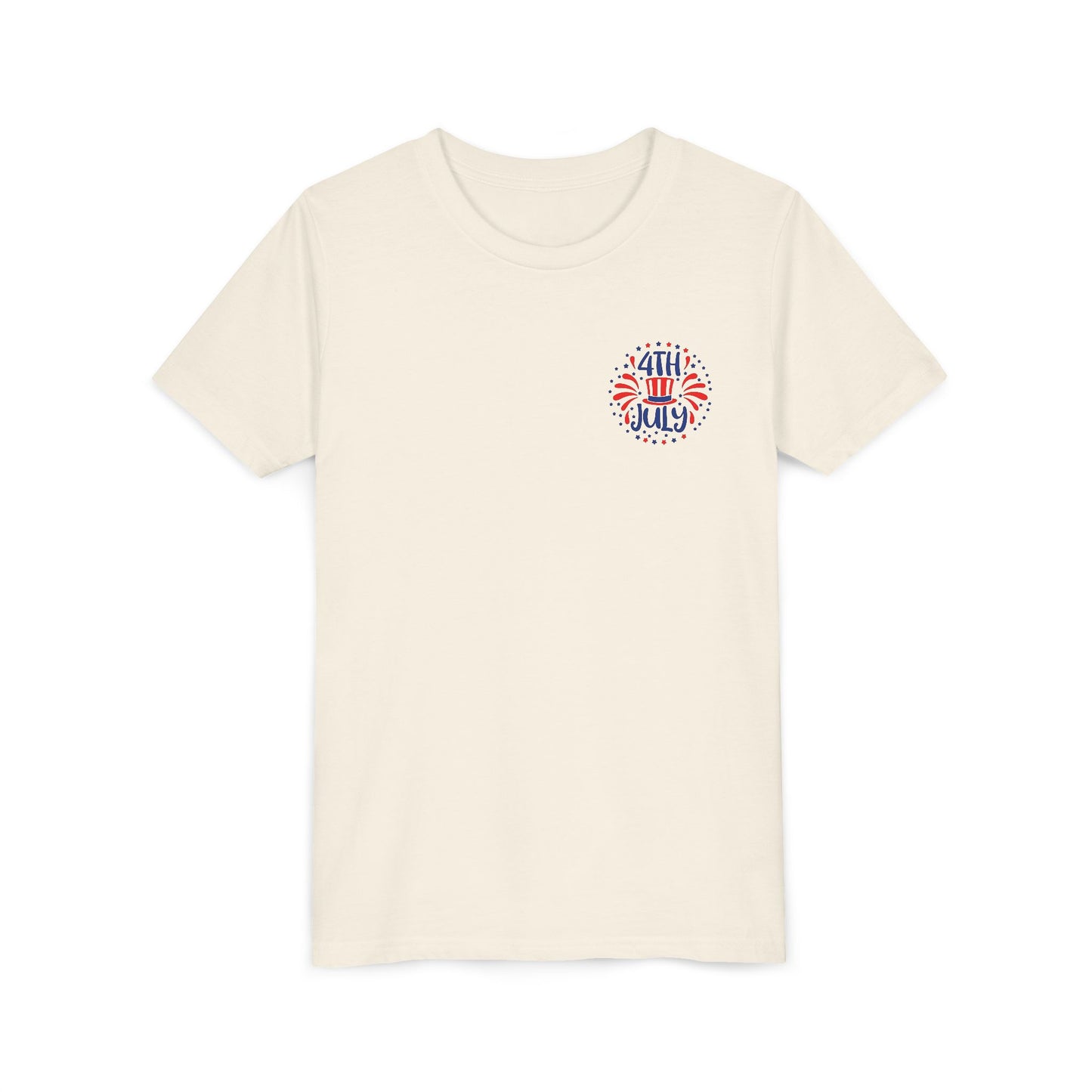 Youth Tee — Patriotic 4th of July Firework Rocket Tee (America)