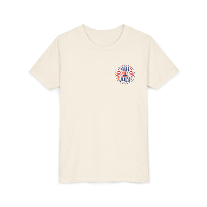 Youth Tee — Patriotic 4th of July Firework Rocket Tee (America)