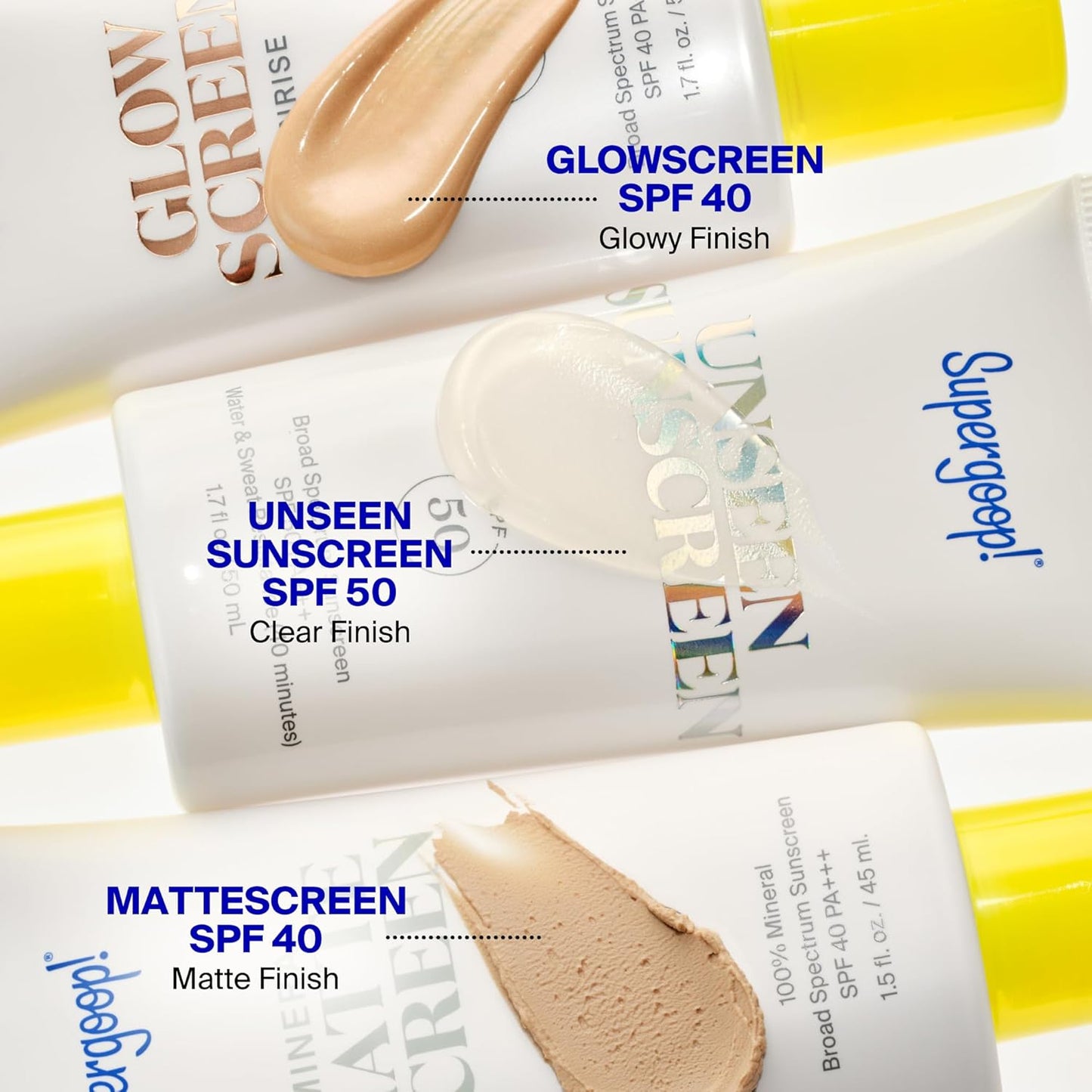 Supergoop! Unseen Sunscreen - Clear & Invisible Face Sunscreen + Broad Spectrum + Makeup-Gripping Primer - Weightless, Scentless, Oil Free - For All Skin Types & Tones