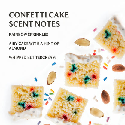 Touchland Hydrating Hand Sanitizer Spray – Confetti Cake Trio Set, Dye Free – 3 x 1 FL OZ Travel Size Mists