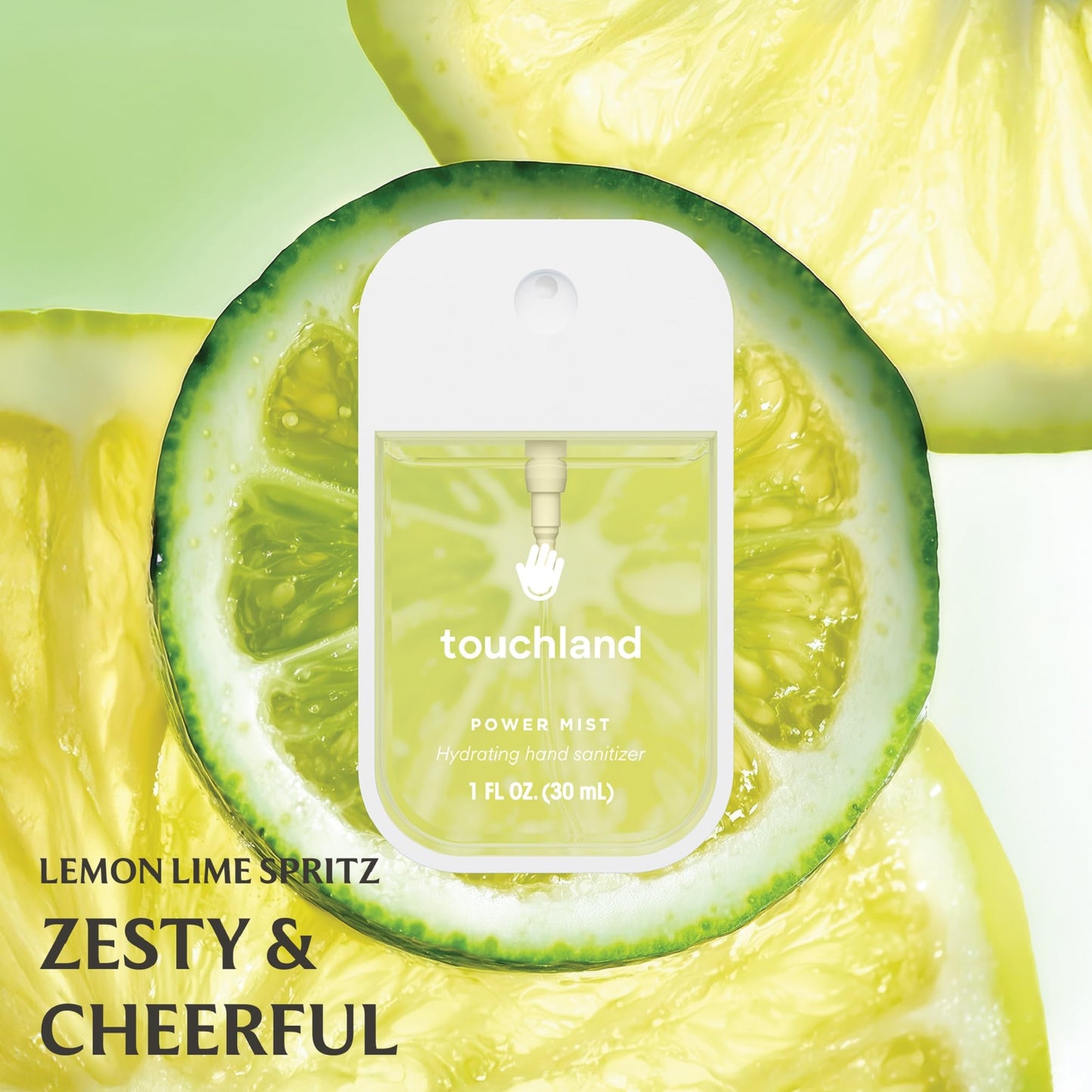 Touchland Hydrating Hand Sanitizer Spray – Confetti Cake Trio Set, Dye Free – 3 x 1 FL OZ Travel Size Mists