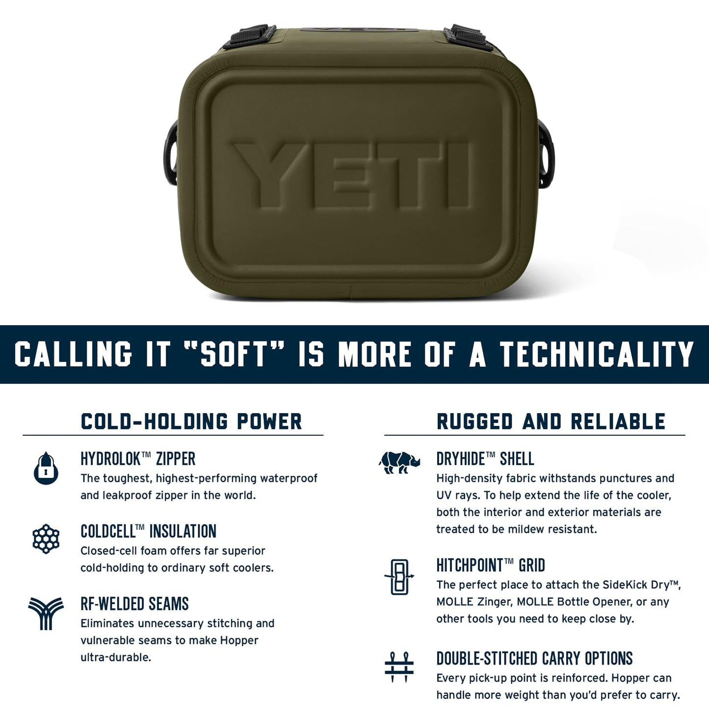 YETI Hopper Flip 8 Portable Soft Cooler