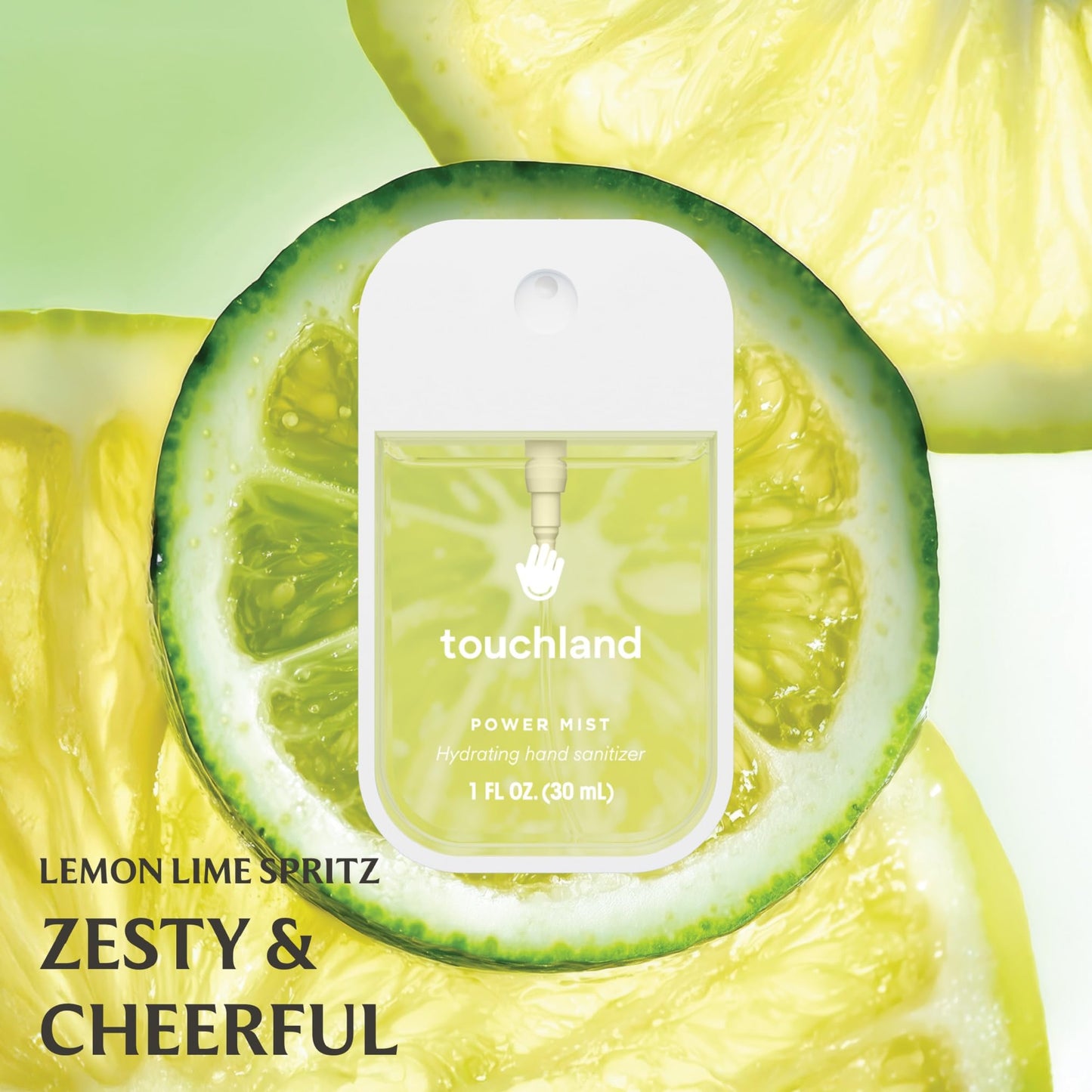 Touchland Hydrating Hand Sanitizer Spray – Confetti Cake Trio Set, Dye Free – 3 x 1 FL OZ Travel Size Mists
