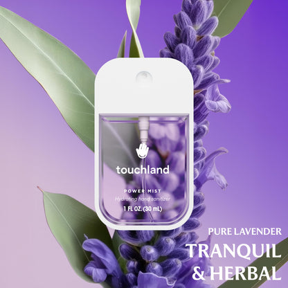 Touchland Hydrating Hand Sanitizer Spray – Confetti Cake Trio Set, Dye Free – 3 x 1 FL OZ Travel Size Mists