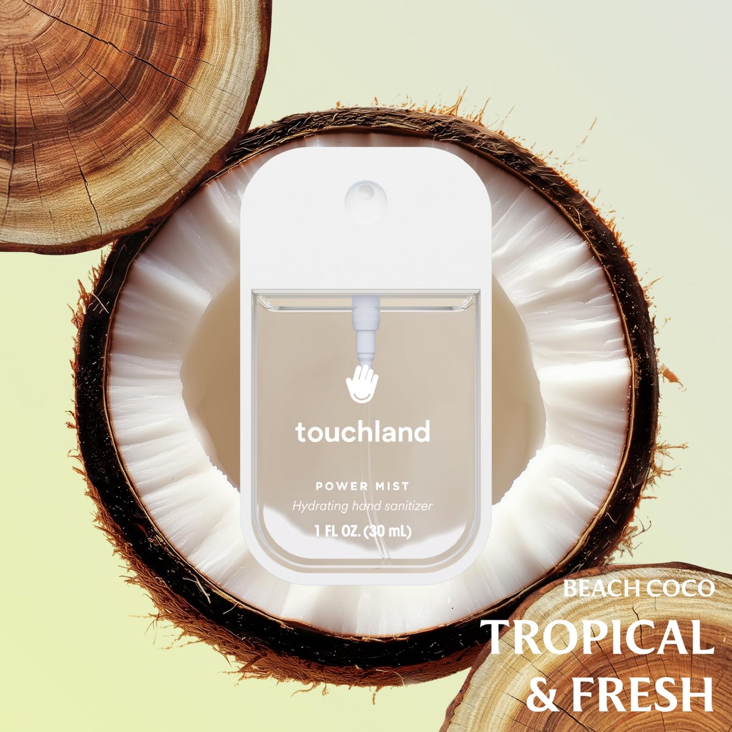 Touchland Hydrating Hand Sanitizer Spray – Confetti Cake Trio Set, Dye Free – 3 x 1 FL OZ Travel Size Mists