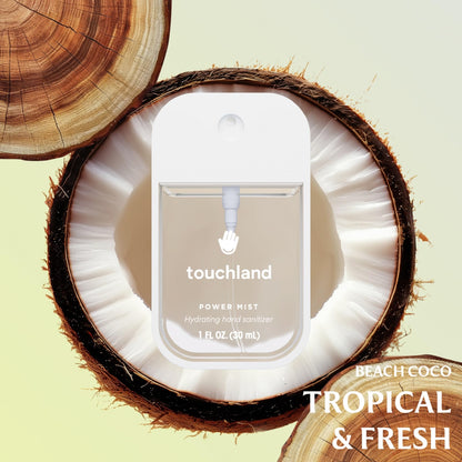 Touchland Hydrating Hand Sanitizer Spray – Confetti Cake Trio Set, Dye Free – 3 x 1 FL OZ Travel Size Mists