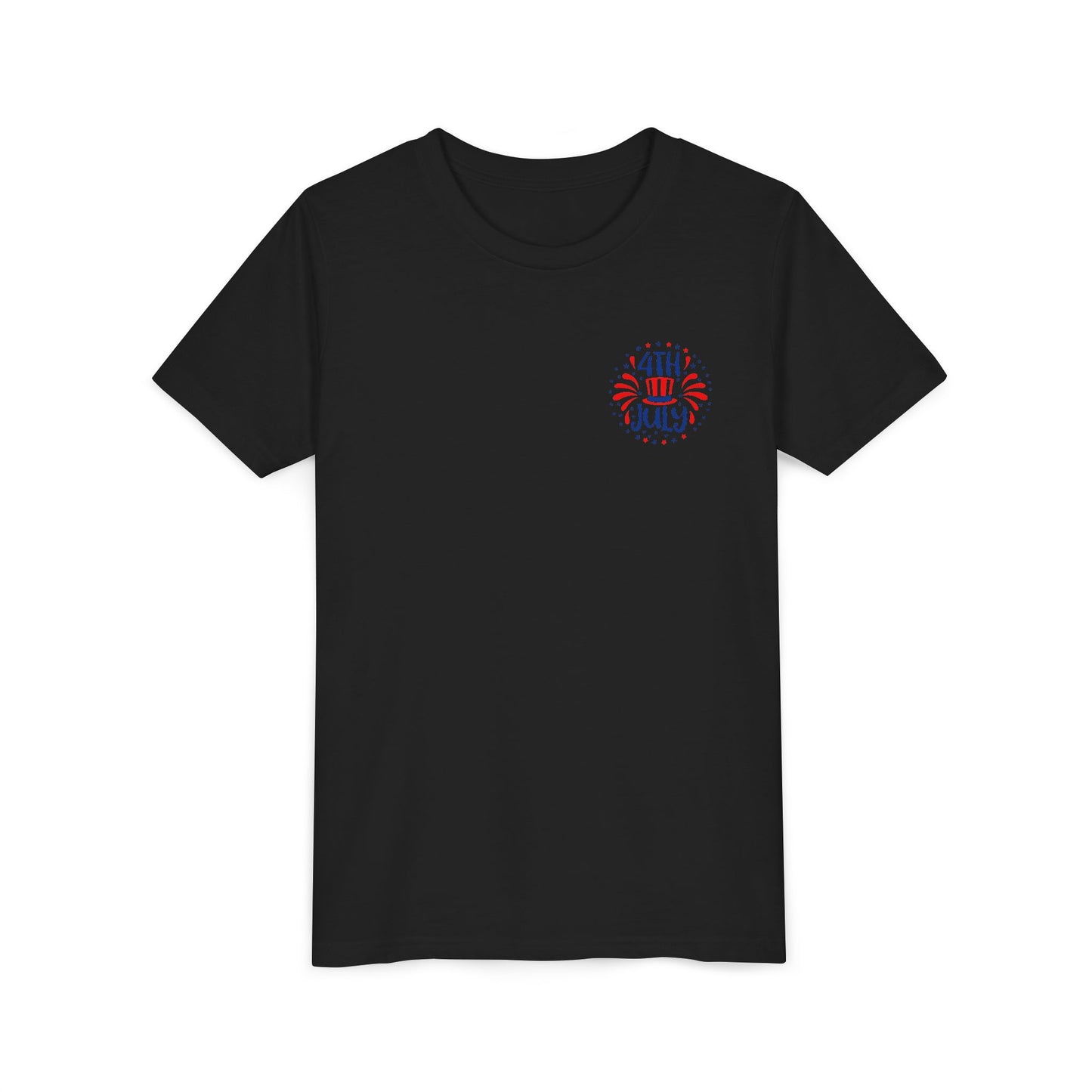 Youth Tee — Patriotic 4th of July Firework Rocket Tee (America)