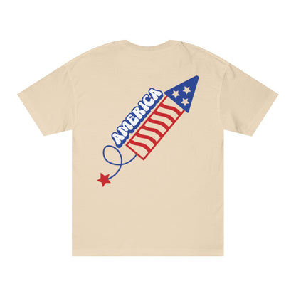 4th of July Firework Tee — "America" Patriotic T-Shirt