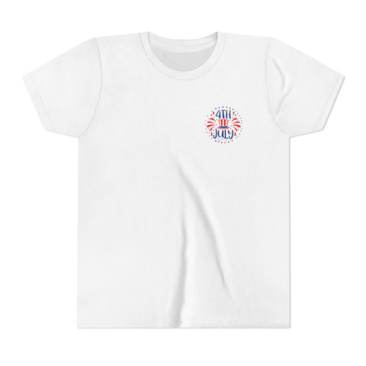 Youth Tee — Patriotic 4th of July Firework Rocket Tee (America)